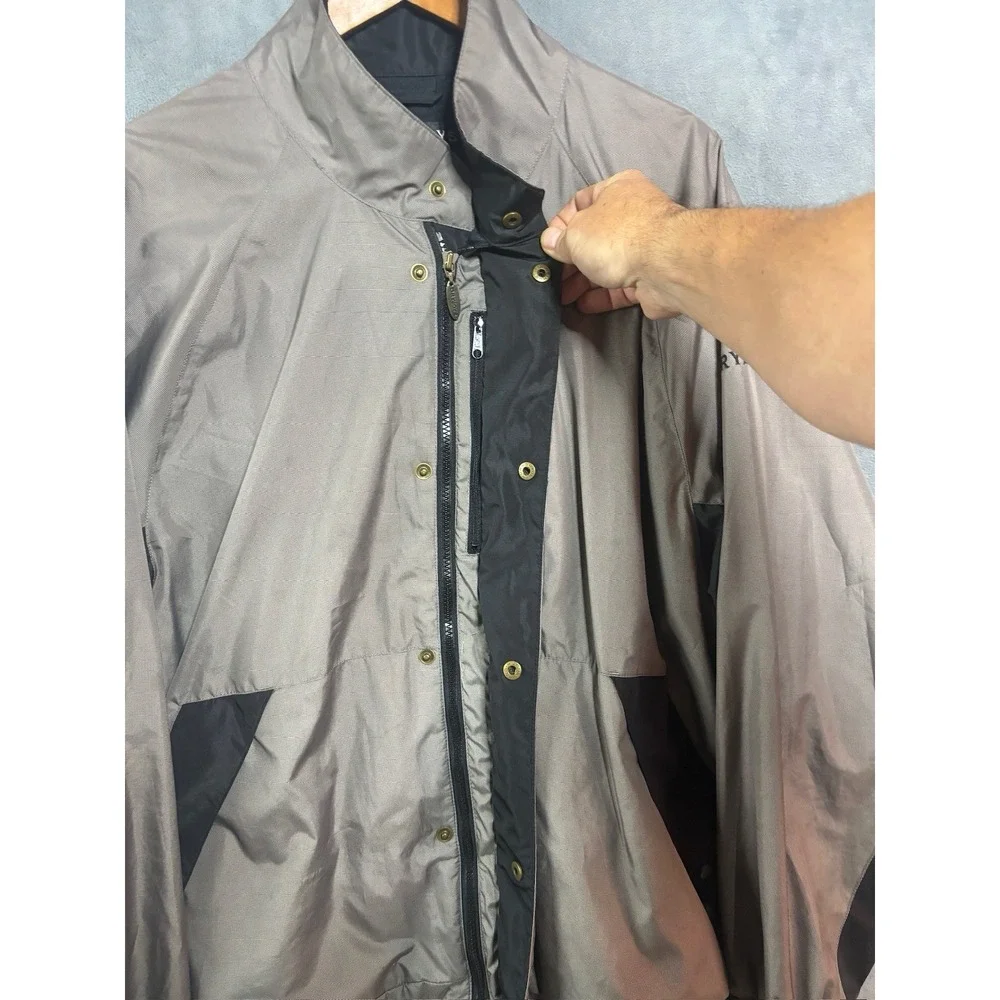 FootJoy Dry Joys XL Black Gray Windbreaker Rain Golf Jacket